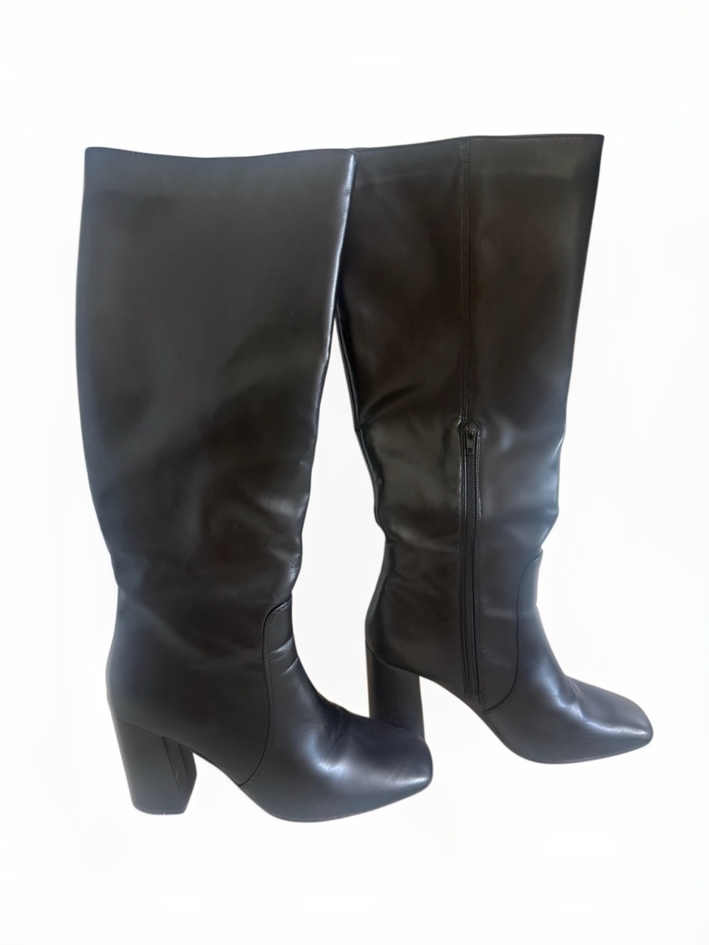 Steve Madden ‘William Black’ Knee-High Heel Boots Size 9 US